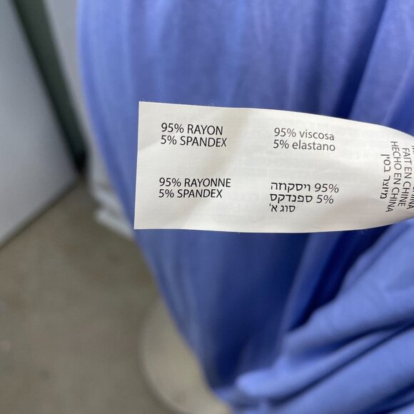 Black Tape Midi Dress Womens size Small Blue 2 Pockets Stretch Sleeveless New - Picture 7 of 8